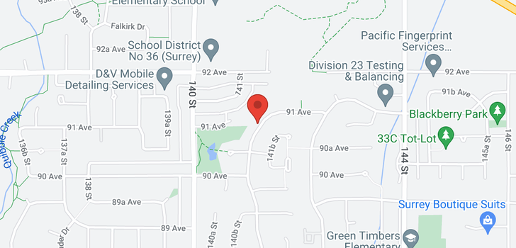 map of 9087 141A STREET